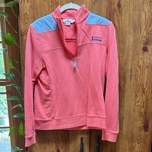 Vineyard Vines Women's Pink Quarter Zip